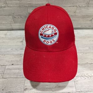 Chicago Dogs Red Baseball Cap